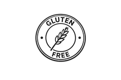 Recurso visual libre de gluten de demostración